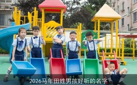 2026马年田姓男孩好听的名字