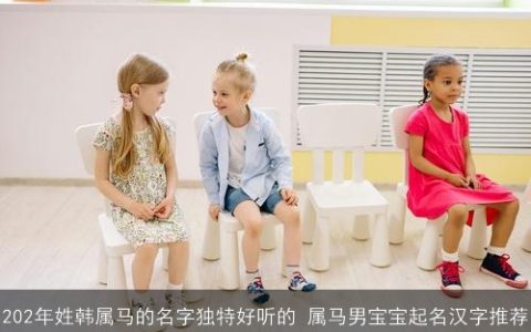 202年姓韩属马的名字独特好听的 属马男宝宝起名汉字推荐