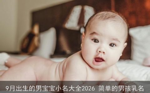9月出生的男宝宝小名大全2026 简单的男孩乳名