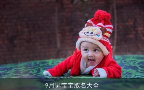 9月男宝宝取名大全
