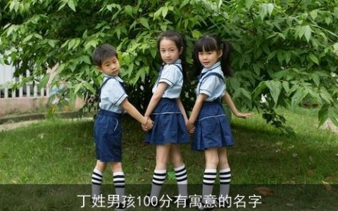 丁姓男孩100分有寓意的名字