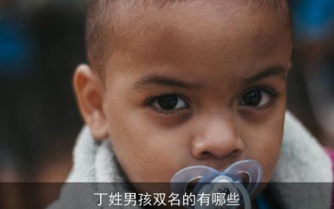 丁姓男孩双名的有哪些