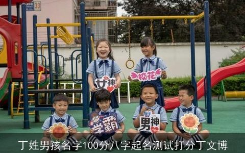 丁姓男孩名字100分八字起名测试打分丁文博