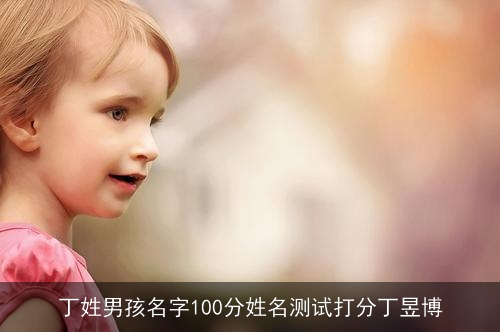 丁姓男孩名字100分姓名测试打分丁昱博