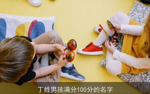 丁姓男孩满分100分的名字
