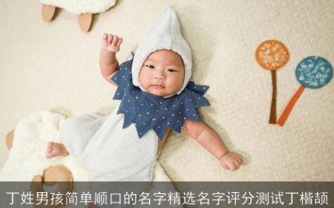 丁姓男孩简单顺口的名字精选名字评分测试丁楷颉