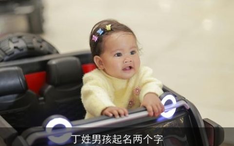丁姓男孩起名两个字