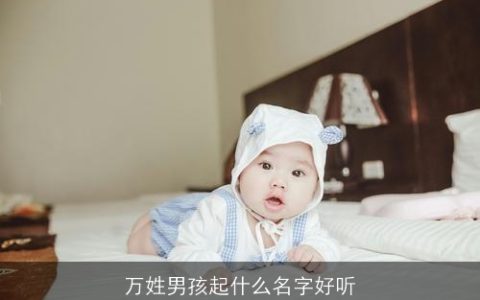 万姓男孩起什么名字好听