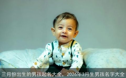 三月份出生的男孩起名大全，2026年3月生男孩名字大全