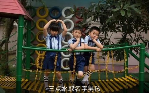 三点水取名字男孩
