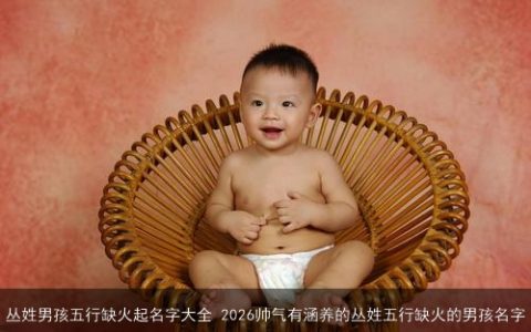 丛姓男孩五行缺火起名字大全 2026帅气有涵养的丛姓五行缺火的男孩名字