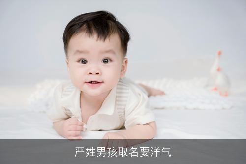 严姓男孩取名要洋气