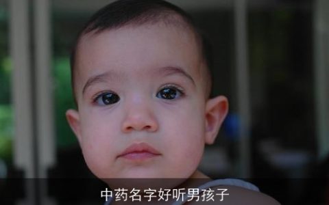 中药名字好听男孩子