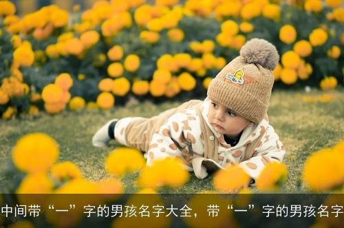 中间带“一”字的男孩名字大全，带“一”字的男孩名字