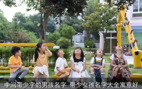 中间带少字的男孩名字 带少女孩名字大全寓意好