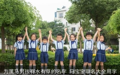 为属马男孩有水有草的名字 马宝宝取名大全用字