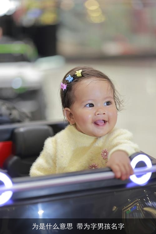 为是什么意思 带为字男孩名字