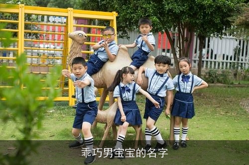 乖巧男宝宝的名字