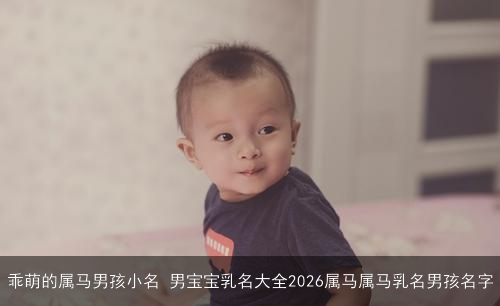乖萌的属马男孩小名 男宝宝乳名大全2026属马属马乳名男孩名字