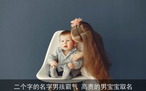 二个字的名字男孩霸气 高贵的男宝宝取名
