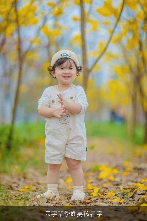 云字辈季姓男孩名字
