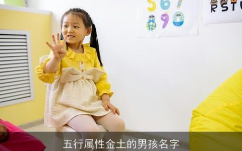 五行属性金土的男孩名字