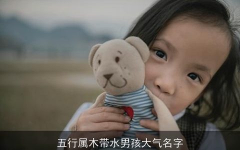 五行属木带水男孩大气名字