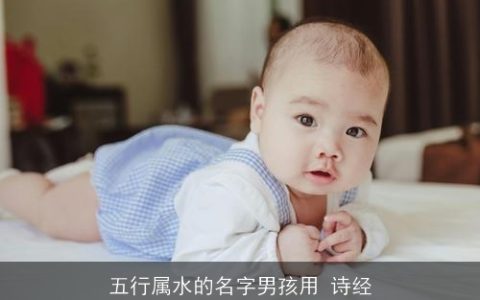 五行属水的名字男孩用 诗经