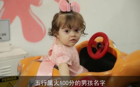 五行属火100分的男孩名字