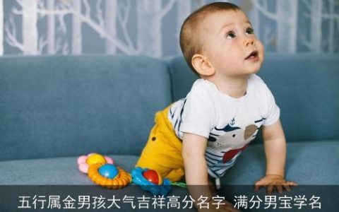 五行属金男孩大气吉祥高分名字 满分男宝学名