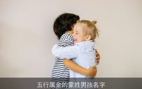 五行属金的蒙姓男孩名字