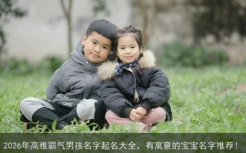 2026年高雅霸气男孩名字起名大全，有寓意的宝宝名字推荐！