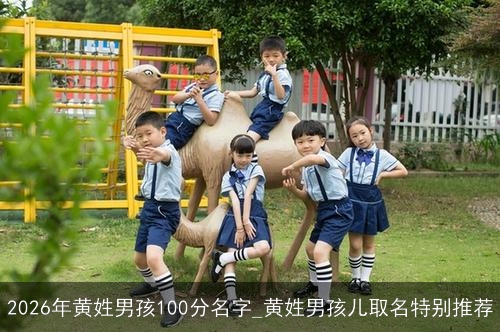 2026年黄姓男孩100分名字_黄姓男孩儿取名特别推荐