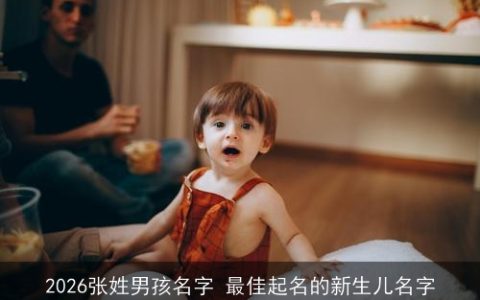 2026张姓男孩名字 最佳起名的新生儿名字