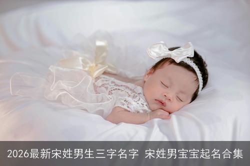 2026最新宋姓男生三字名字 宋姓男宝宝起名合集