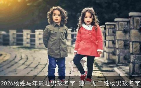 2026杨姓马年最旺男孩名字 独一无二姓杨男孩名字