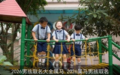2026男孩取名大全属马 2026属马男孩取名