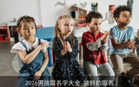 2026男孩取名字大全 独特的取名