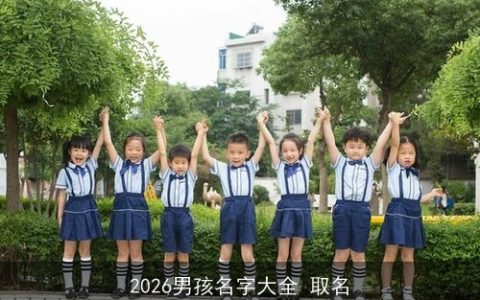 2026男孩名字大全 取名