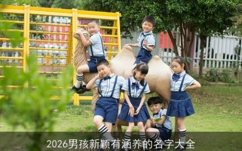2026男孩新颖有涵养的名字大全