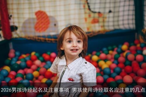 2026男孩诗经起名及注意事项 男孩使用诗经取名应注意的几点