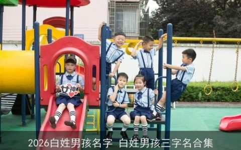 2026白姓男孩名字 白姓男孩三字名合集