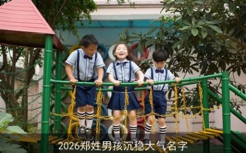 2026郑姓男孩沉稳大气名字