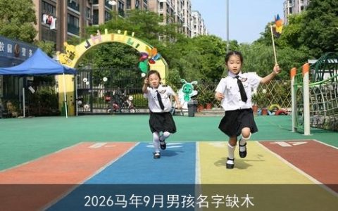 2026马年9月男孩名字缺木
