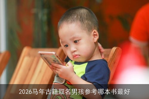 2026马年古籍取名男孩参考哪本书最好