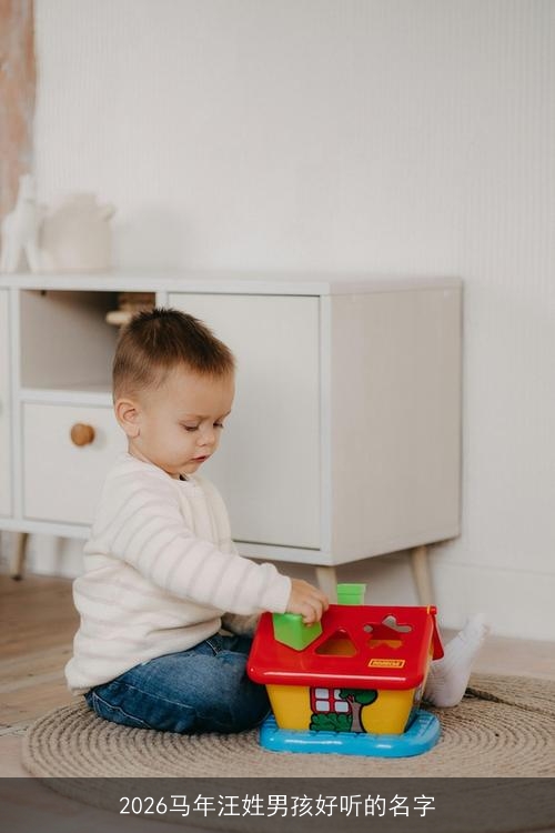 2026马年汪姓男孩好听的名字