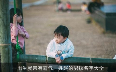 一出生就带有霸气，姓赵的男孩名字大全