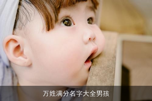 万姓满分名字大全男孩