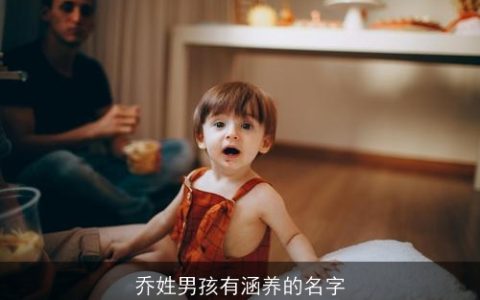 乔姓男孩有涵养的名字