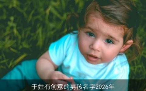 于姓有创意的男孩名字2026年